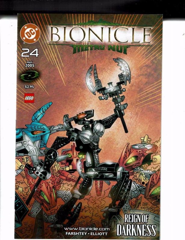 Lot of 6 Bionicle Metro Nui DC Comic Books #22 23 24 25 26 27 ZZ4