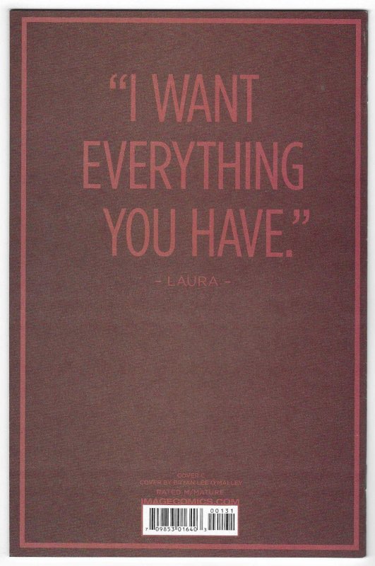 The Wicked + The Divine #1 Cover C - Bryan Lee O'Malley (2014)