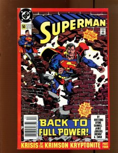 Superman #50 - Jerry Ordway Cover Art! (6.5) 1990