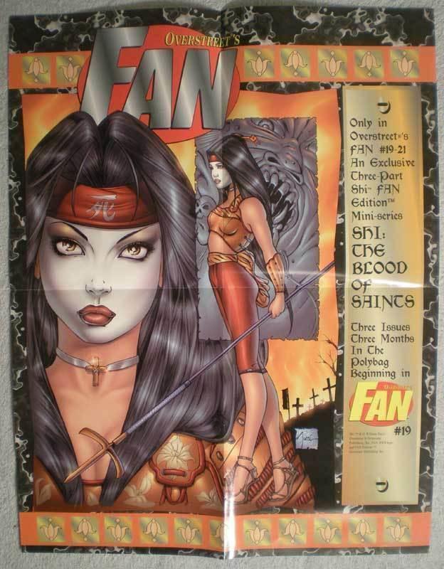 SHI OVERSTREET'S FAN Promo poster,  17x22, Unused, more Promos in store