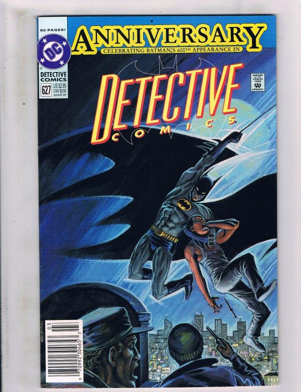 Lot Of 5 Detective Comics Feat. Batman DC Comic Books # 606 607 612 613 627 HJ4