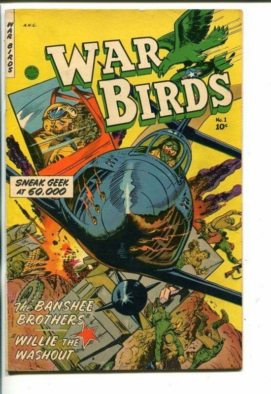 WAR BIRDS #1-1952-BATTLE OF BRITAIN-SOUTHERN STATES PEDIGREE-fn+ 