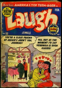 Laugh Comics #55 1953- Archie- Betty & Veronica- Golden Age G