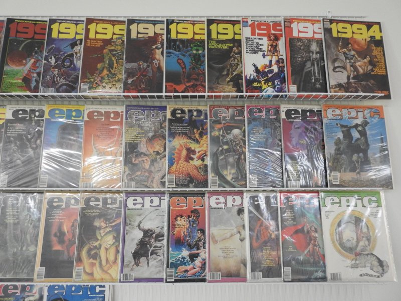 Complete Sets 1984 (1-29), & Epic Illustrated (1-34) Avg VF Condition!