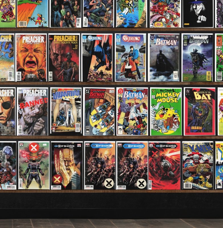 Huge Lot 150+ Comics with Wally The Wizard, Warp, Preacher & More!