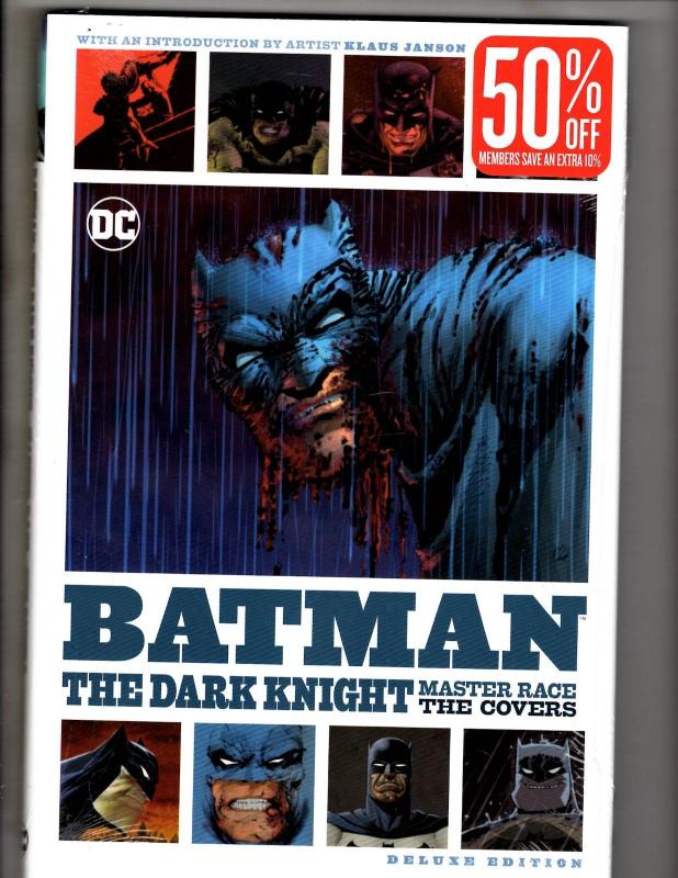 DARK KNIGHT Master Race The Covers BATMAN DC Graphic Novel HARDCOVER SEALED J311