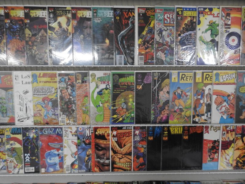 Huge Lot of 130+ Comics W/ Voltron, Primortals, Dracula Avg. VF- Condition