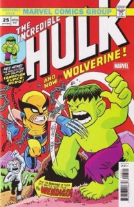 Incredible Hulk (4th Series) #25A VF/NM ; Marvel | 806 Wolverine Hulk 181 Tribut