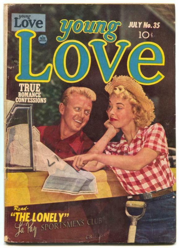 Young Love #35 1952- Photo cover- Golden Age Romance VG