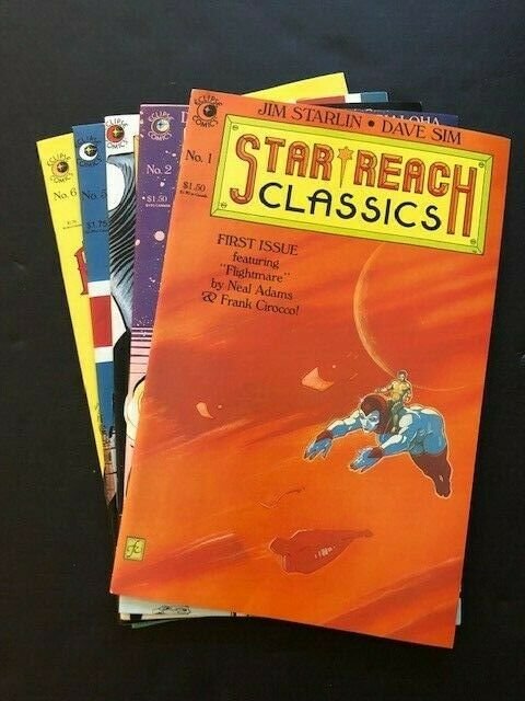 LOT OF 5-STAR REACH CLASSICS #1, 2(G/VG), 4, 5, 6 VERY FINE/NEAR MINT (PF970)