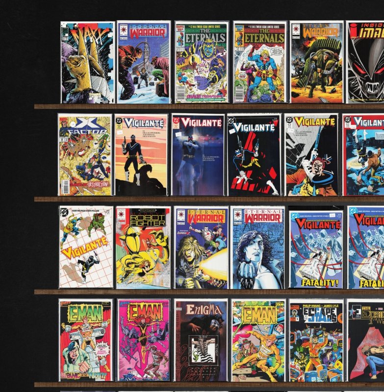 Huge Lot 150+ Comics with Vigilante, Silver Surfer, Eternal Warrior & More!