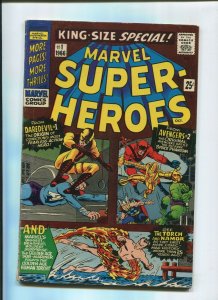 MARVEL SUPERHEROES #1 (5.0) *THE FISHERMAN COLLECTION* KING SIZE 1966