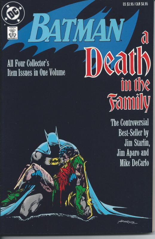 Batman A Death in the Family 1st Printing - March 1988 (VF/NM)