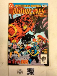 New Titans annual #9 FN DC Comics comic book 21 JW60