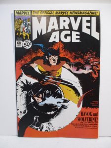 Marvel Age #68 (1988) Wolverine & Havok