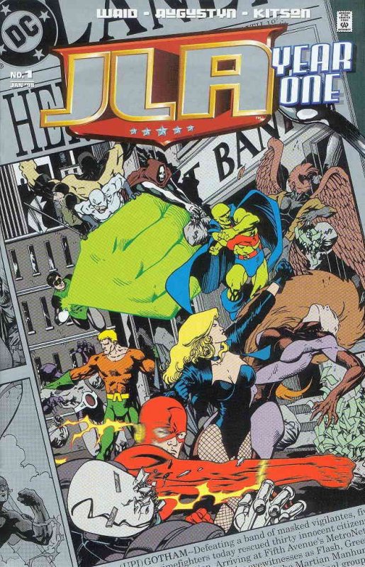 JLA: Year One #1A VF ; DC | Platinum Variant