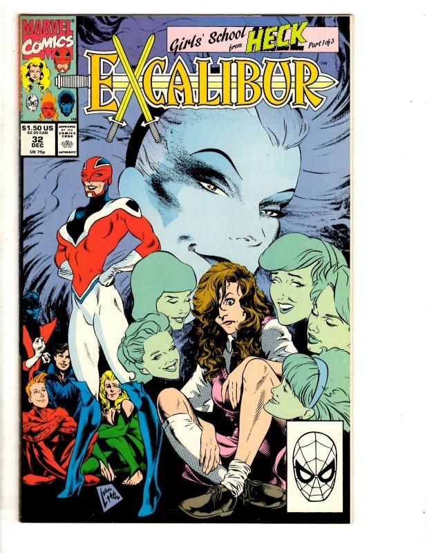 Lot Of 10 Excalibur Marvel Comic Books # 31 32 33 34 35 36 37 38 39 40 XMen CR40