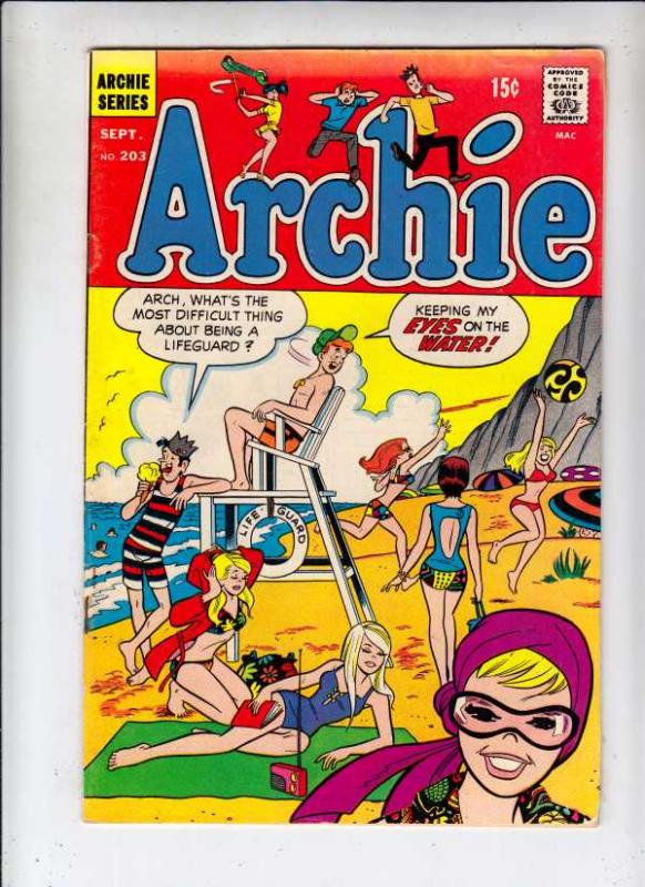 Archie #203 (Sep-70) FN/VF Mid-High-Grade Archie