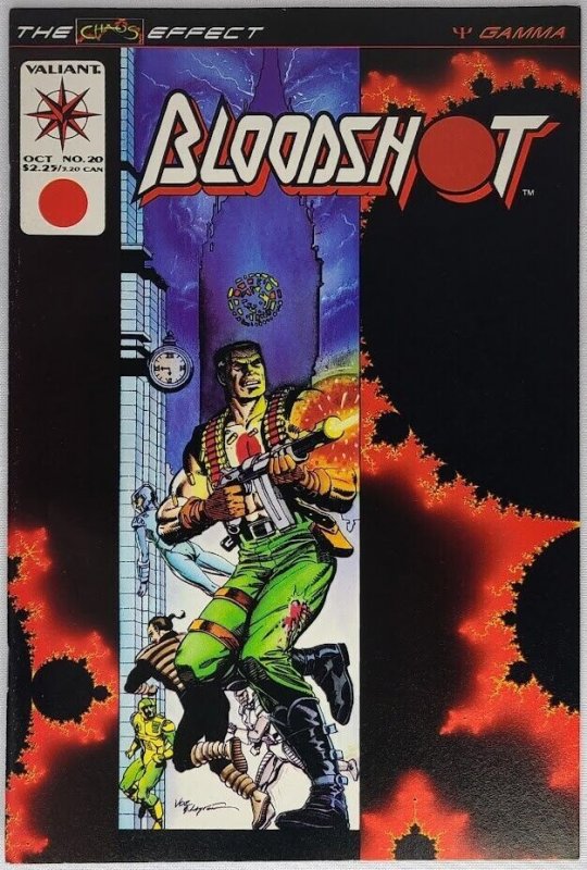 Bloodshot 20 Valiant 1994 FN/VF 7.0 Chaos Effect