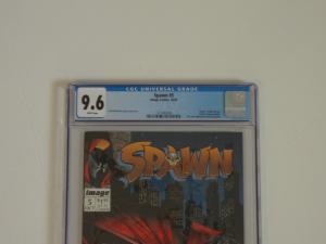 Spawn #5 CGC 9.6; Introduction & death of Billy Kincaid!!!