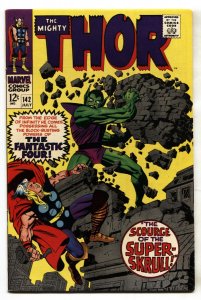 THOR #142--1967--MARVEL COMICS--SUPER SKRULL--VF/NM