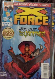 X-FORCE  #  69 1997 MARVEL DISNEY x men OPERATION ZERO TOLERANCE vanisher