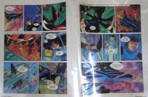 DANIEL TORRES TRITON Acetate color stats! 4 pages!Heavy Metal V.8,No.11 p58-61