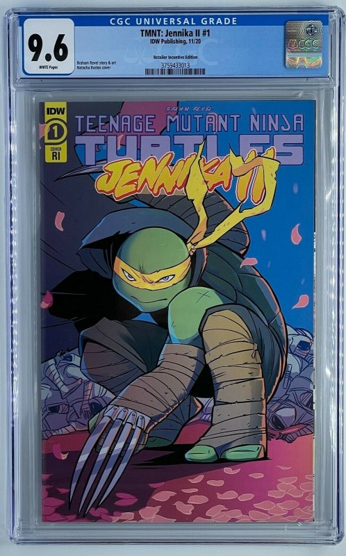 TMNT: Jennika II #1 | Bustos 1:10 Ratio Variant | CGC 9.6