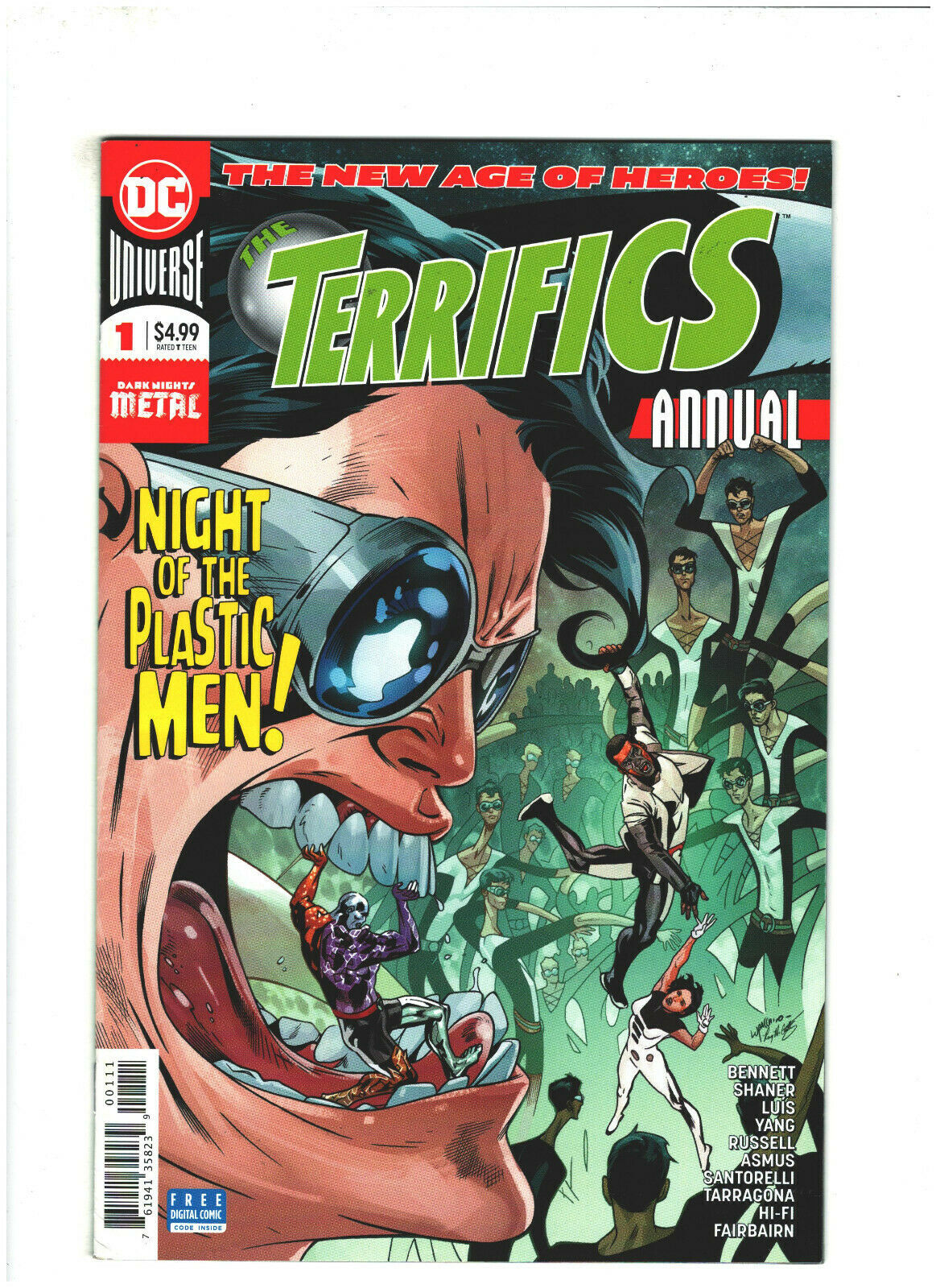 The Terrifics Annual VF DC Comics Dark Nights Metal Plastic Man Comic Books