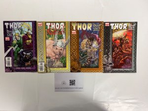 4 Thor Marvel Comic Books # 2 3 4 5 Avengers Defenders Iron Man Hulk 63 JS50