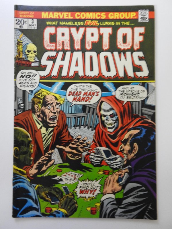 Crypt of Shadows #3 (1973) Dead Man's Hand! Sharp VG/Fine Condition!