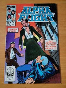 Alpha Flight #7 Direct Market Edition ~ NEAR MINT NM ~ 1984 Marvel Comics