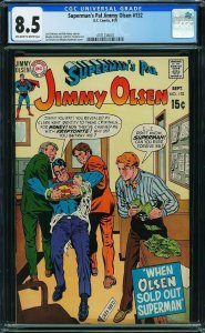 Superman's Pal, Jimmy Olsen #132 (1970) CGC 8.5 VF+