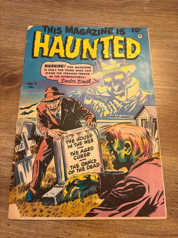 Haunted # 8 VG Silver Age Fawcett 1952 Comic Book This Magazine Is Horror 6 J409