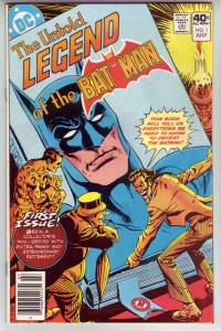 Batman, Untold Legends of The #1 (Jul-80) NM- High-Grade Batman