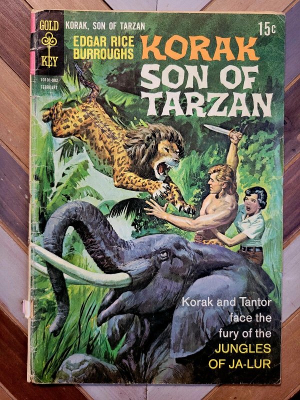 Korak, Son of Tarzan #27 (1969) George Wilson Painted Cover Dan Spiegle Art VG-
