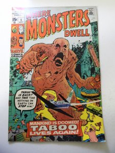 Where Monsters Dwell #5 (1970) FN- Condition
