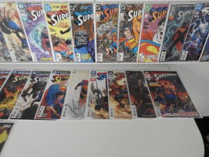 Huge Lot 140+ Comics W/ Superman, Spider-Man, X-Force+ Avg VF- Condition!!