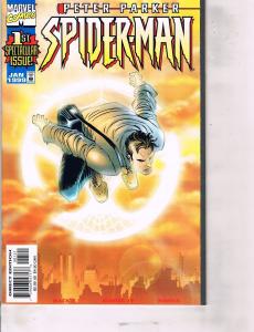 Peter Parker Spider-Man # 1 NM 1st Print VARIANT Marvel Comic Book Sunburst AK47