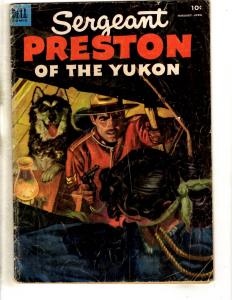 Sergeant Preston Of The Yukon # 6 Dell VG Golden Age Comic Book Western 53' JL18