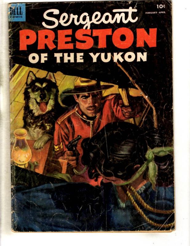 Sergeant Preston Of The Yukon # 6 Dell VG Golden Age Comic Book Western 53' JL18