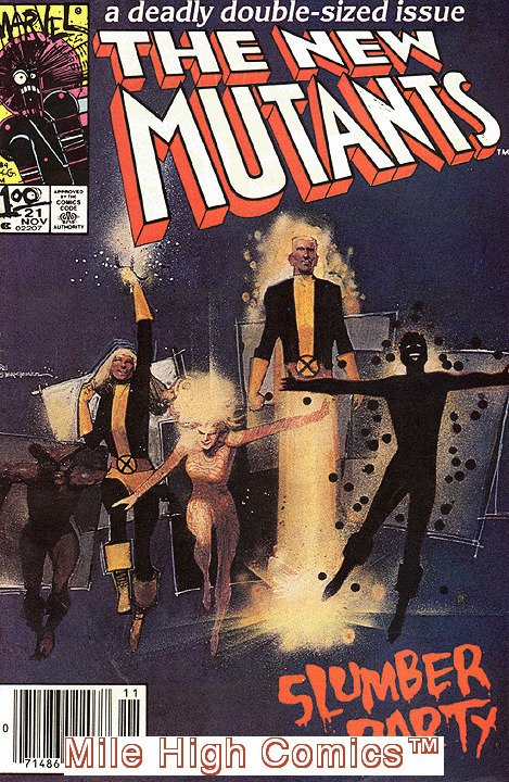 NEW MUTANTS (1983 Series)  (MARVEL) #21 NEWSSTAND Very Good Comics Book 