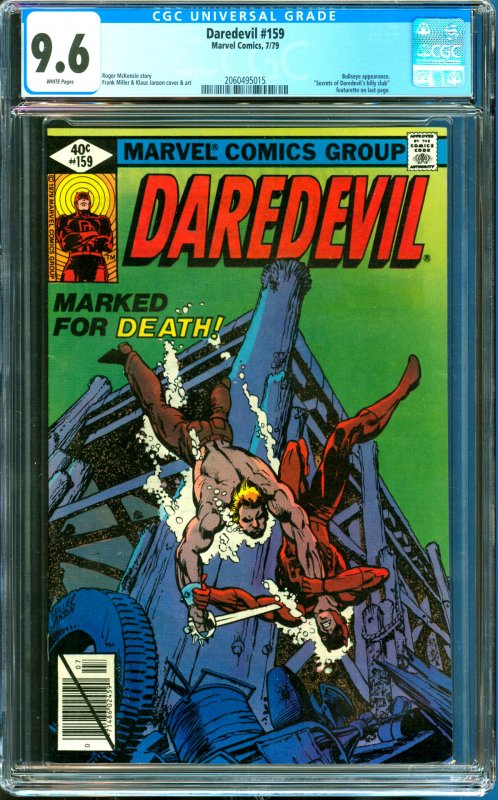 Daredevil #159 CGC Graded 9.6 Bullseye Appearance