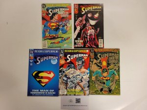 5 Superman DC Comic Books #78 78 82 82 84 Reign of Supermen 54 TJ18