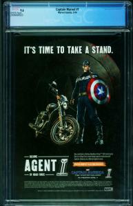 Captain Marvel #1 CGC 9.6 2014 1st issue-Marvel-2006680020