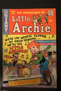 The Adventures of Little Archie #43 (1967) VF Little Archie's Band!!! Bo...