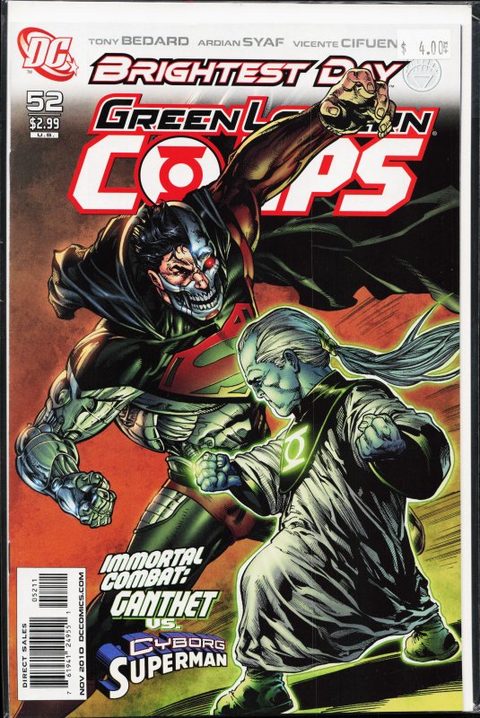 Green Lantern Corps #52 (2010) Green Lantern Corps