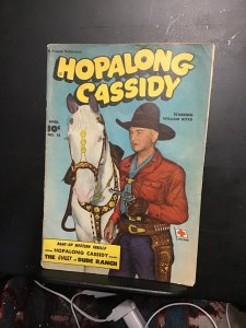 Hopalong Cassidy #18  Midgrade William Boyd photo cover key! FN Wow!