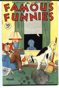 FAMOUS FUNNIES #128-BUCK ROGERS-SCORCHY SMITH VF-