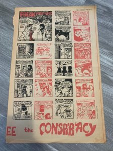 2/13/70 FREAK BROTHERS AQUIRE A GROUPIE 11.5x17 Underground Newspaper FULL PAGE